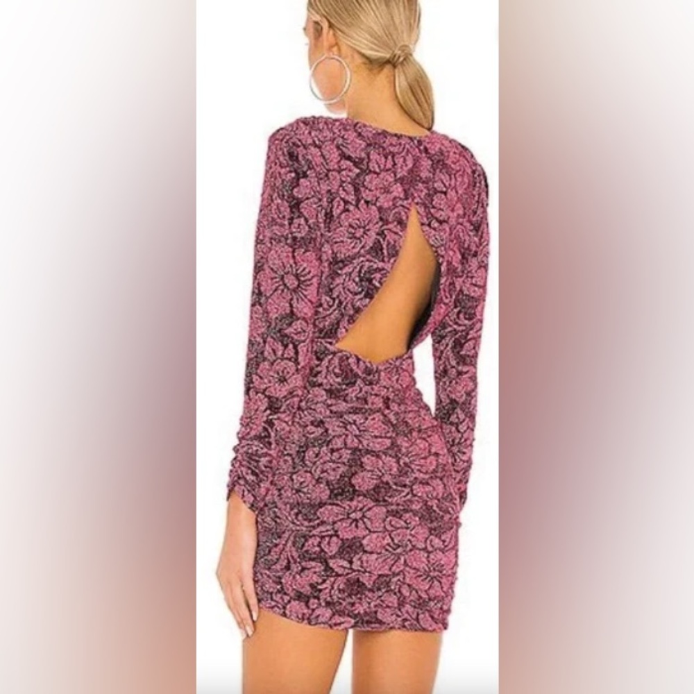 For Love & Lemons Shailee Mini Dress – Mulberry – XXS - Picture 5 of 9